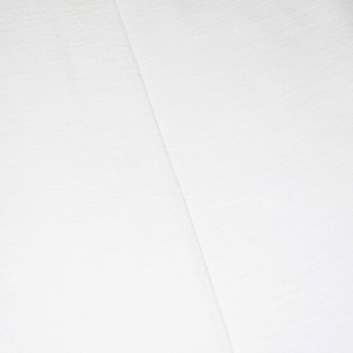 Snow White Tubular Jersey Knit Fabric By the Yard