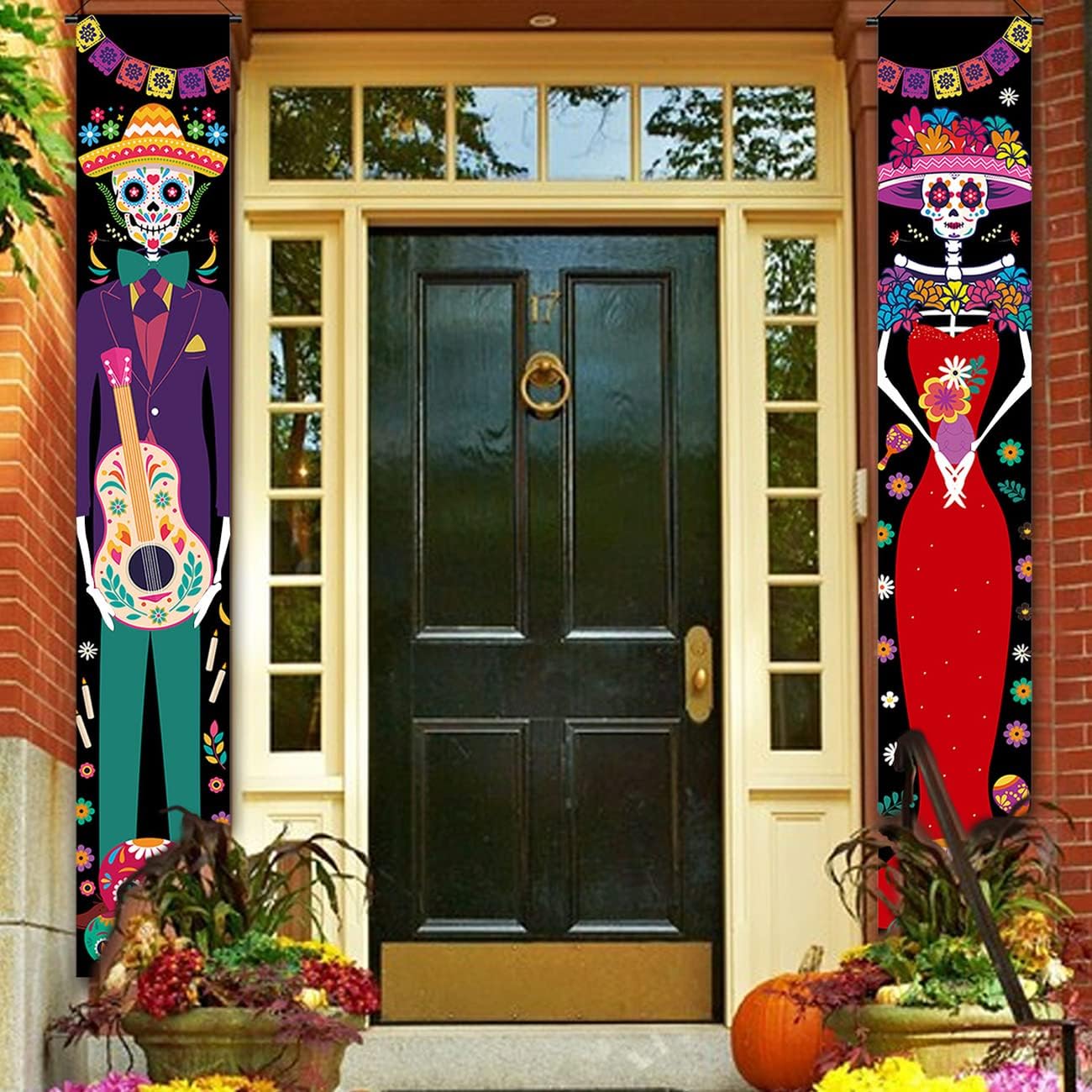 2 Pieces Day of The Dead Decorations(Day of The Dead)