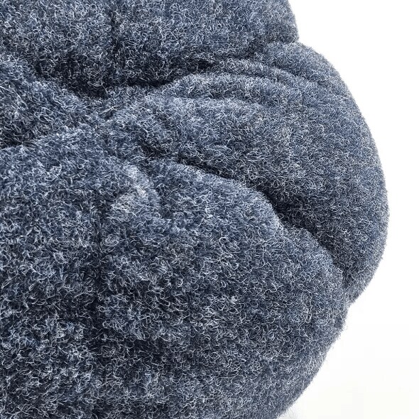 Set Of 3, 7.5x7.5x5.7 Dark Blue Pumpkin, Pumpkin Ornament Decor For Holiday Harvest Festival Fall Festival Thanksgiving