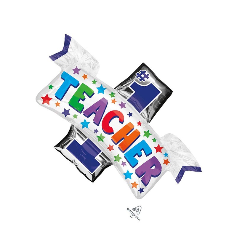 Anagram&#xAE; 38&#x22; #1 Teacher Appreciation Balloon