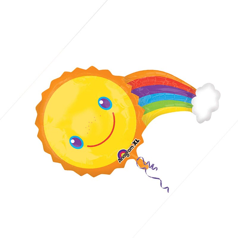 Anagram&#xAE; 33 Inch Smile Rainbow Balloon