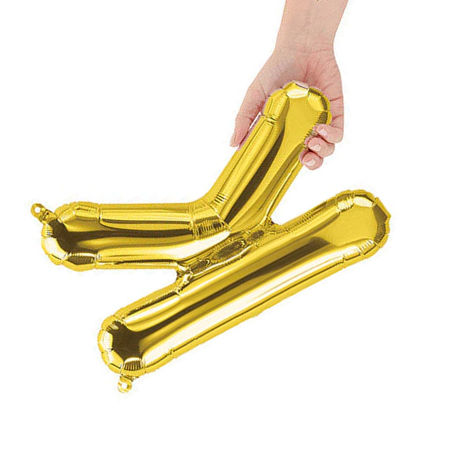 NorthStar Balloons&#xAE; 16&#x22; Gold Letter K Balloon Air Fill Only