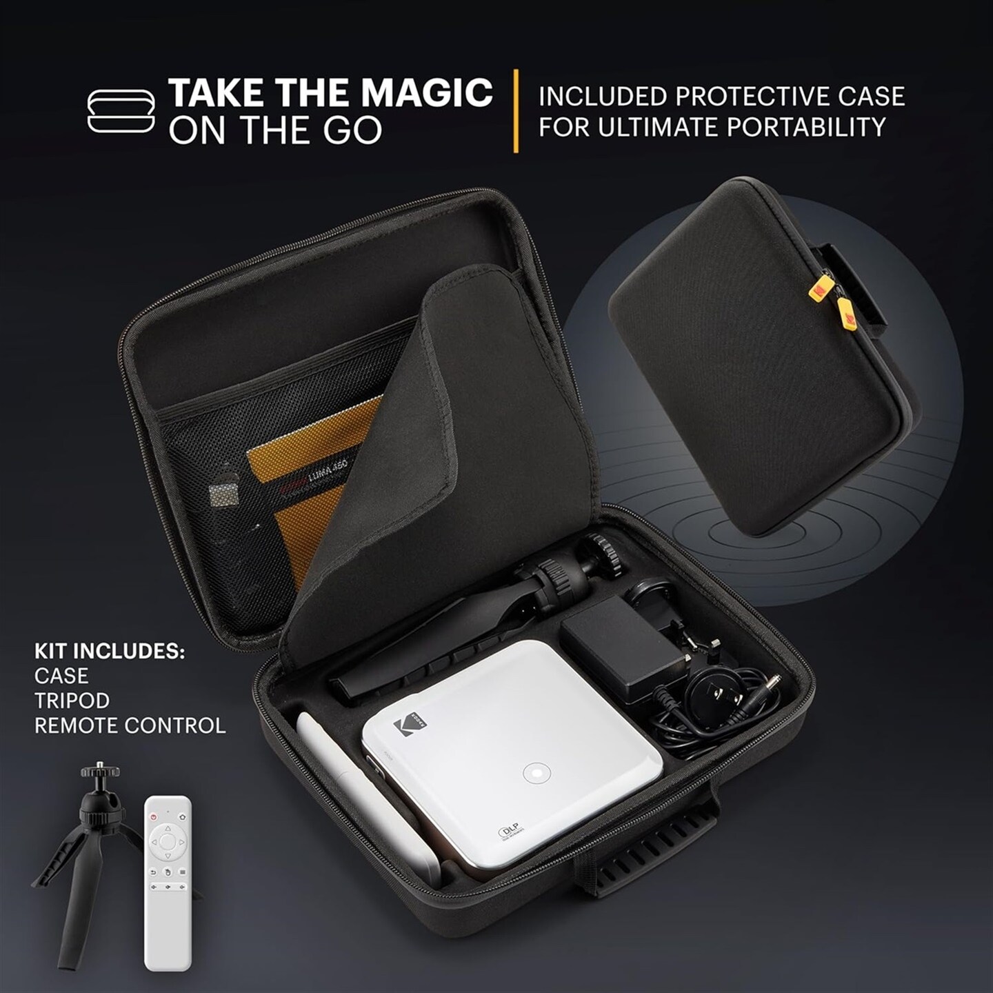 Kodak Luma 450 Smart Projector, Full HD Portable Pico Projector