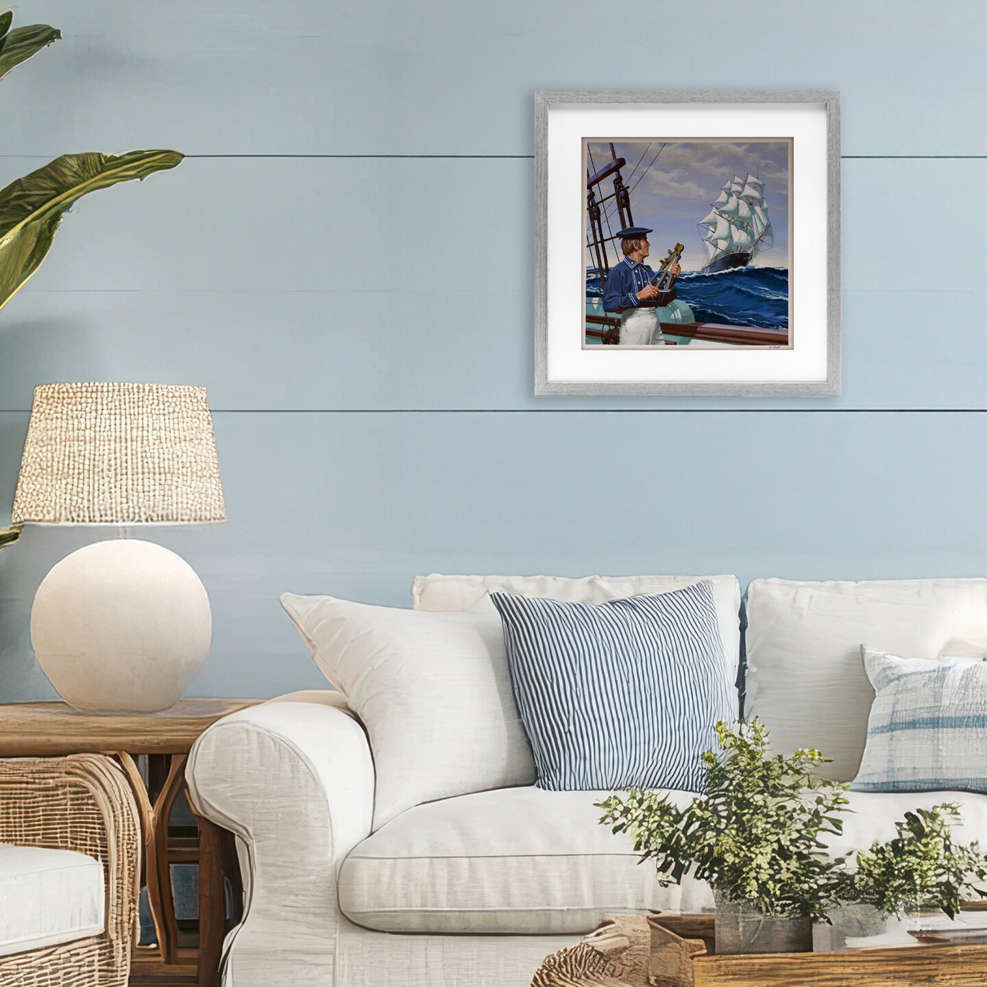 Stupell Industries Flying Cloud Sailing Ship Framed Print Under Glass, design by Wind River Studios