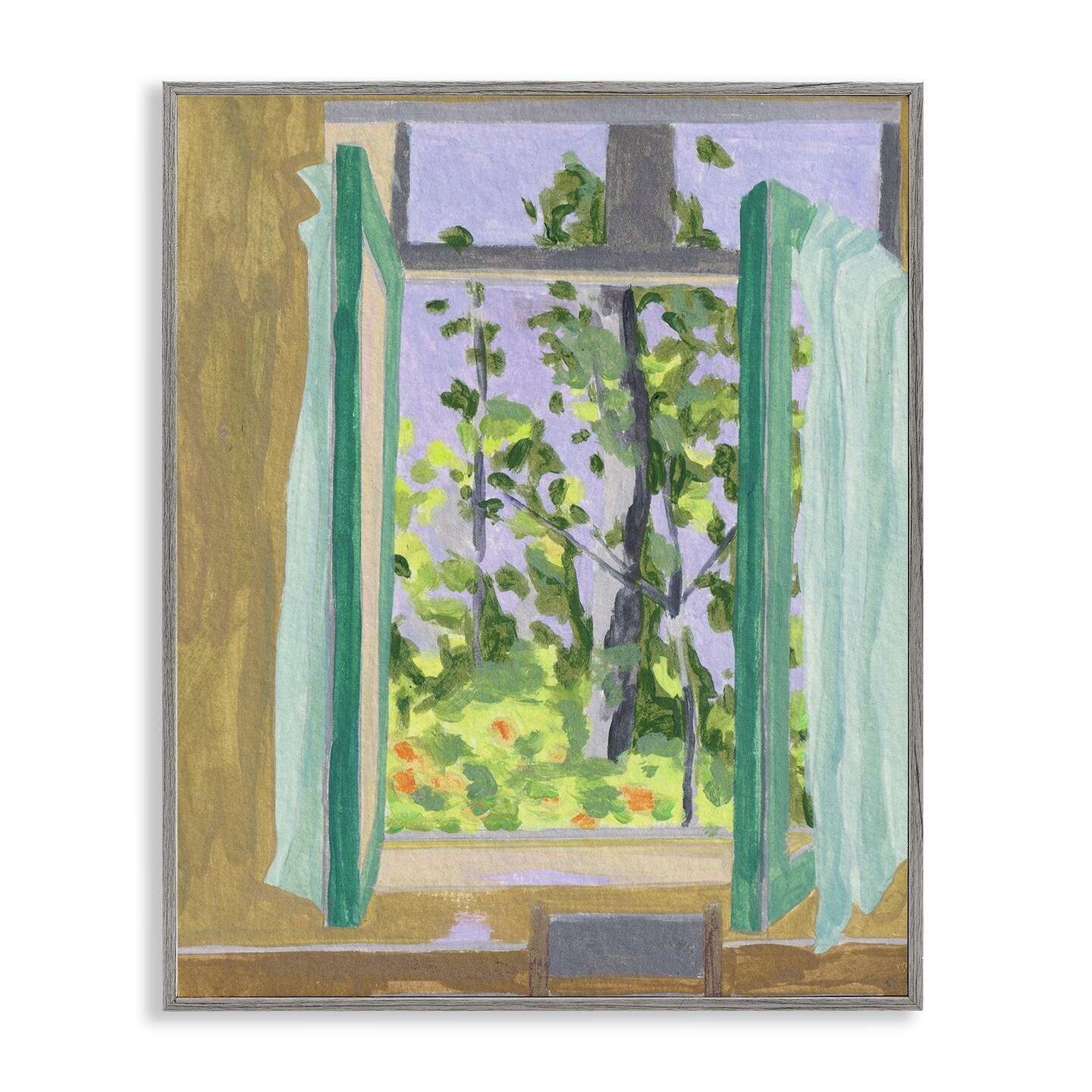 Stupell Industries A Seat For Spring Framed Giclee, design by Melissa Wang