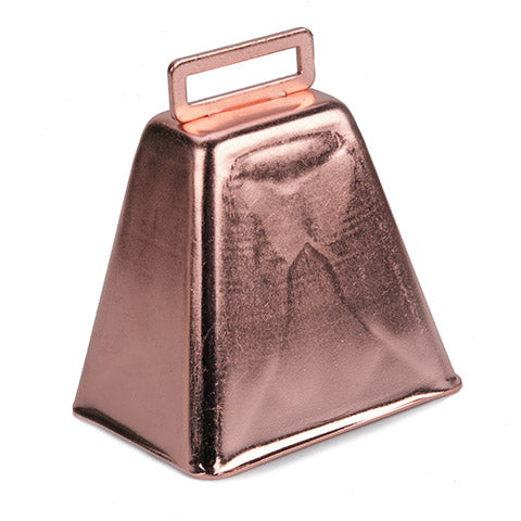 Metal 3 Inch Cowbell - Copper