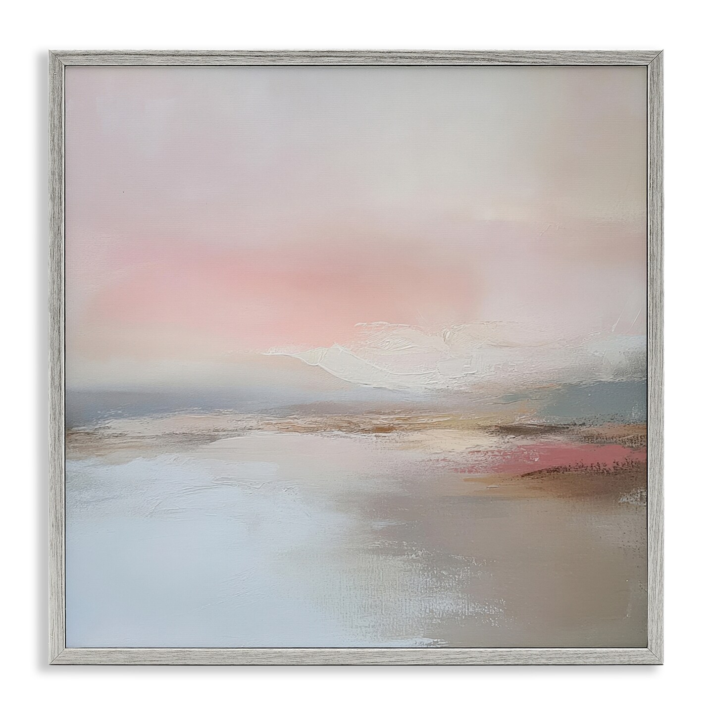Stupell Industries Muted Landscape Distant Horizon Framed Giclee, design by Petal Prints Design