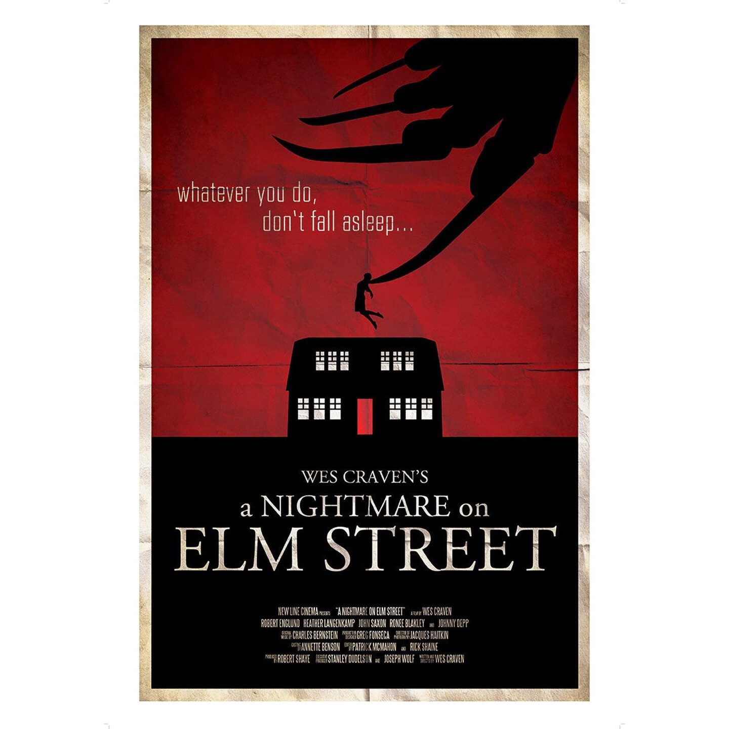 A Nightmare on Elm Street 12"x17" Movie Poster (Nerd Block Exclusive)