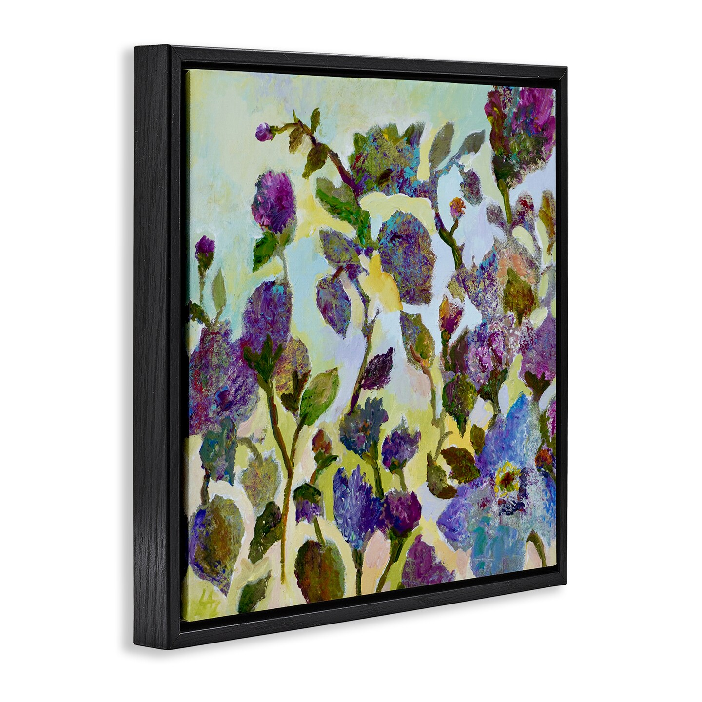 Stupell Industries Floral Tapestry Abstraction Floating Frame, design by Lee Ann Zirbes