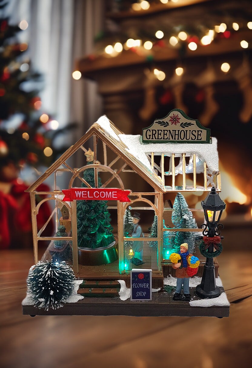 Greenhouse - Christmas Village Collection by Wizardi F07N5-10