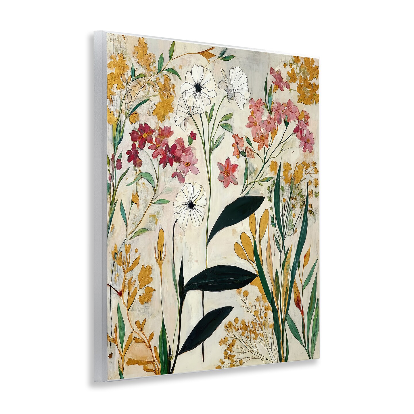 Stupell Industries Vintage Playful Botanicals Wall Plaque, design by Annabelle Hall