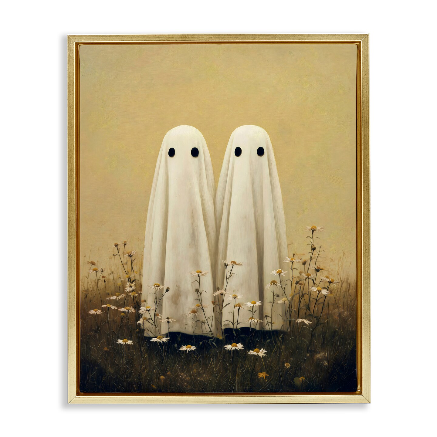 Stupell Industries Daisy Ghost Couple Floating Frame, design by Arlington Prints