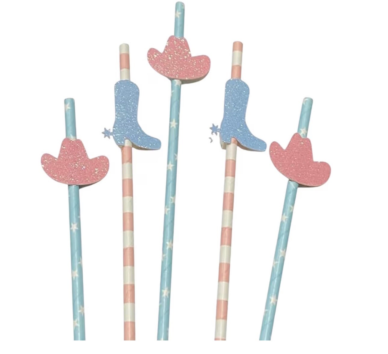 Cowboy or Cowgirl Straws, Cowboy Straws, Cowboy Birthday, Baby Cowboy, Rodeo Theme, Cowboy Theme, Cowboy Baby, Rodeo Baby Shower 10 ct