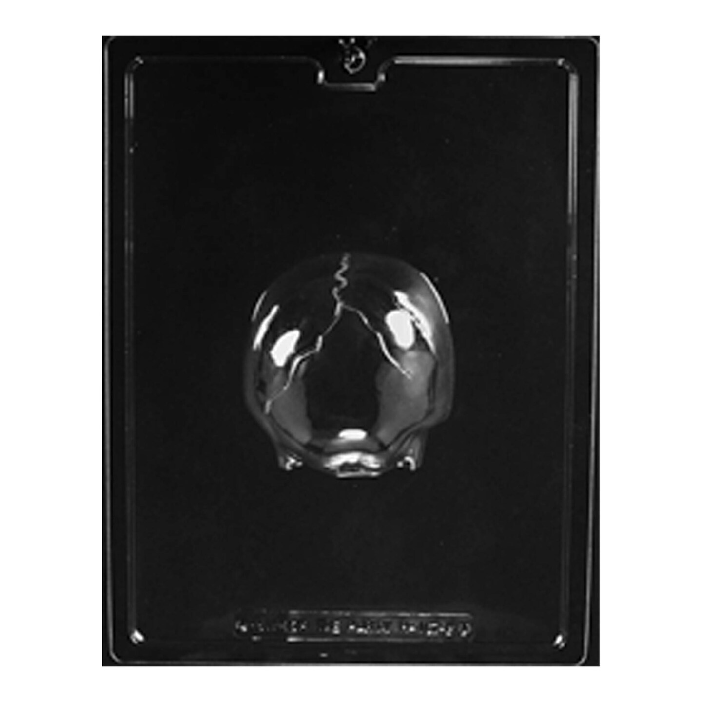 Medium 3D Skull Chocolate Mold for Halloween and Pirate Treats