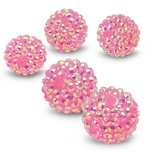 20mm Resin rhinestone beads