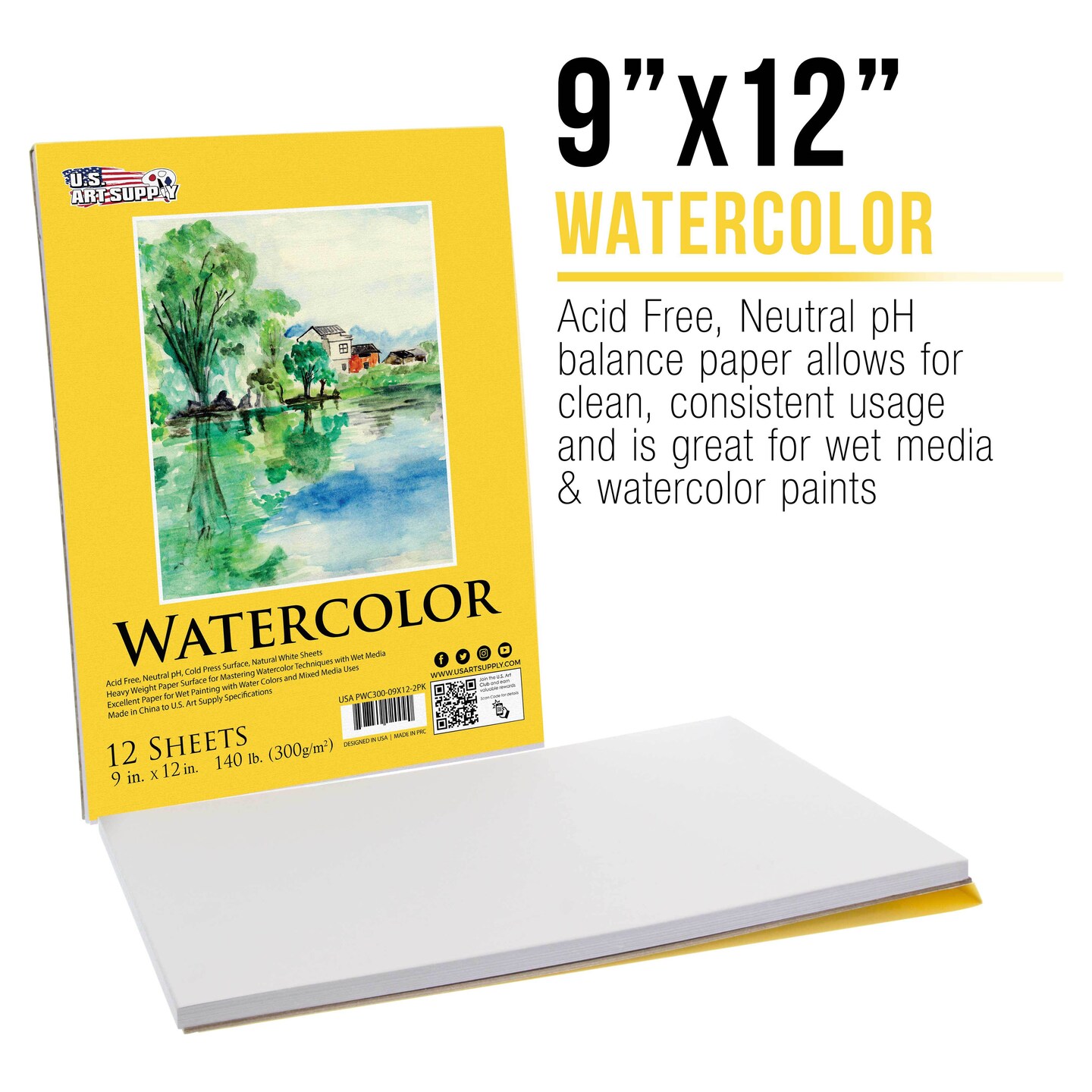 46-Piece Complete Artist Painting Set with Easel - 12 Acrylic &#x26; 12 Watercolor Paint Colors, Brushes, Canvas Panels, Watercolor Pad, Painting Palette