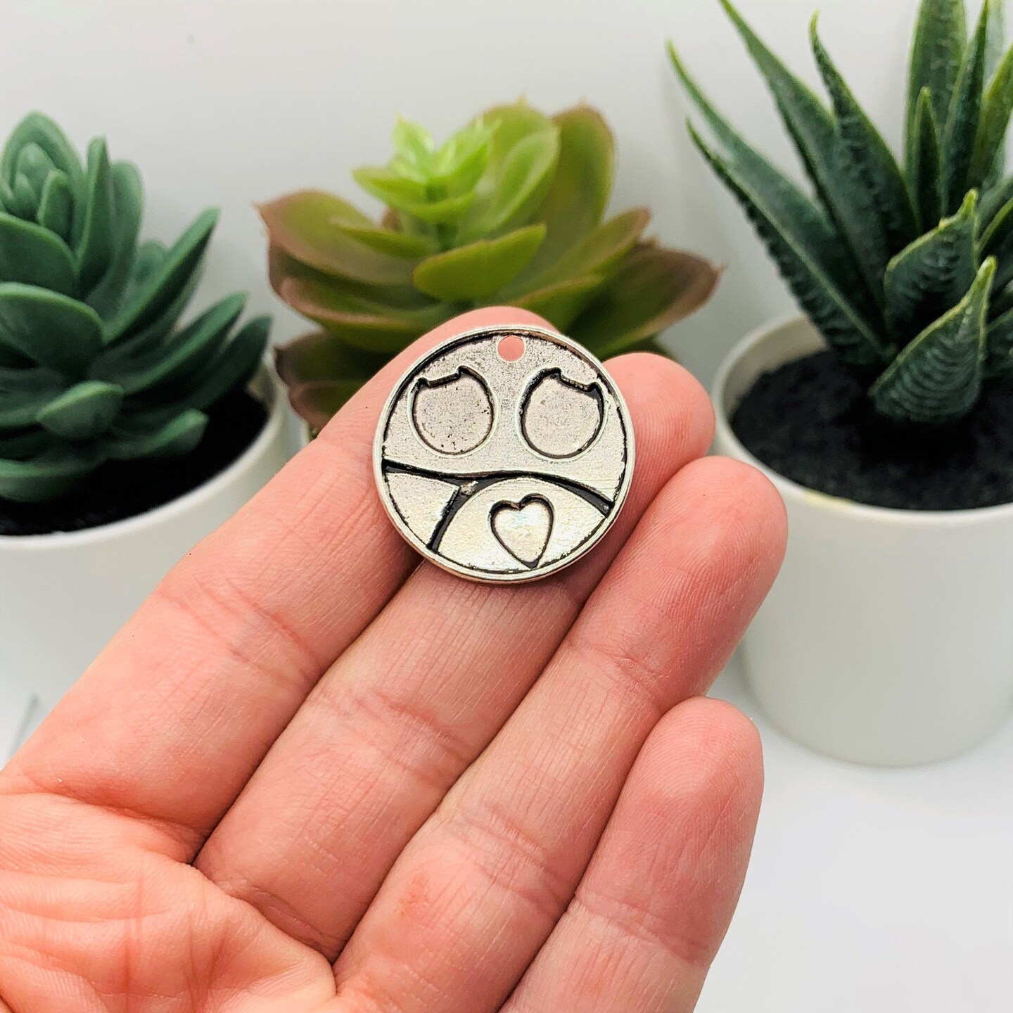 4, 20 or 50 Pieces: Silver Love Bird Owl Charms