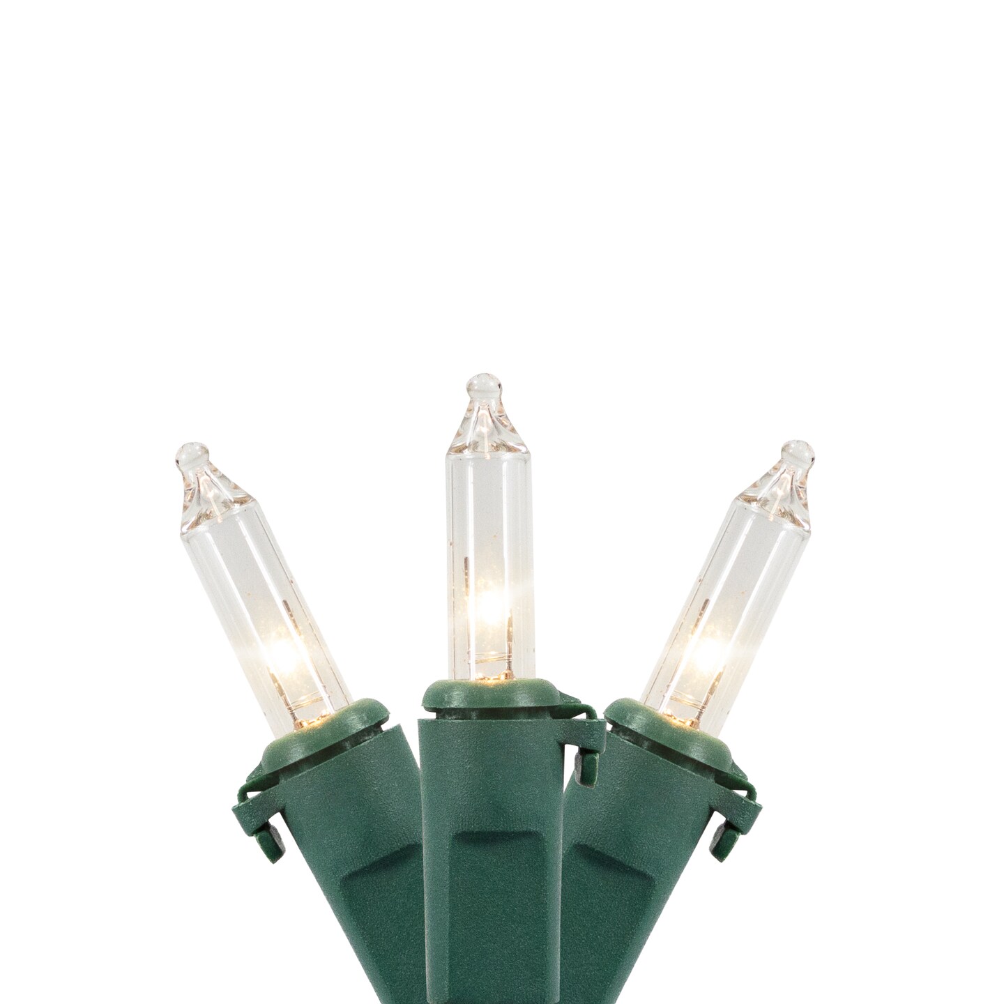 Northlight Mini Christmas Light Set -Clear - 4' Green Wire - 20ct
