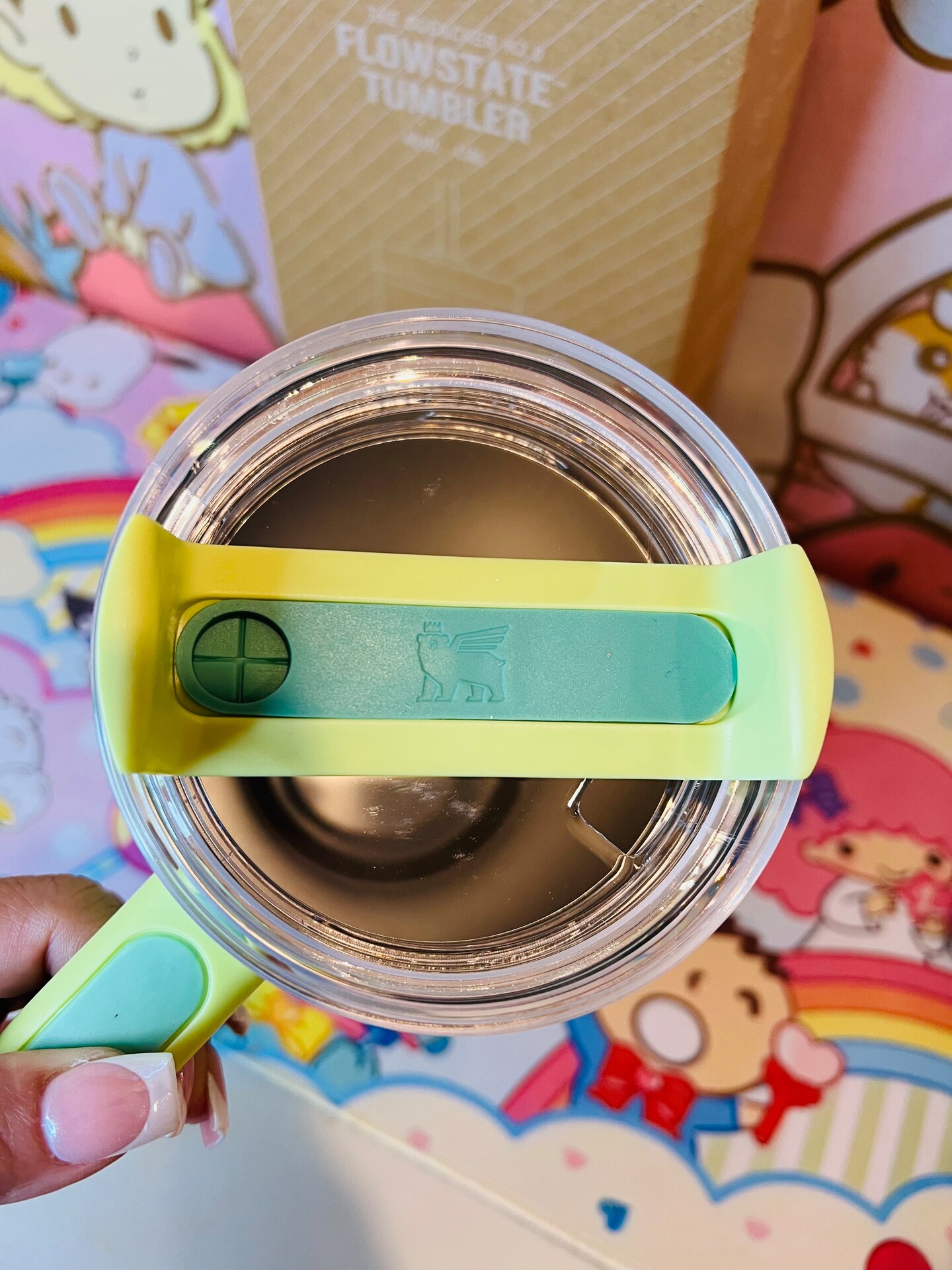 Kawaii Custom Stanley Keroppi Frog 40oz Tumbler Insulated Cup