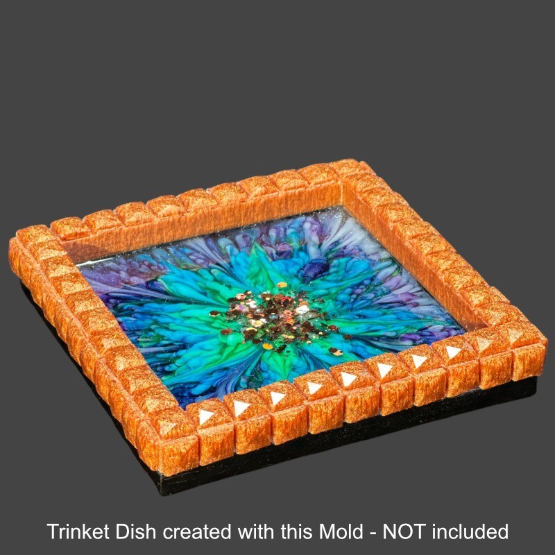 Crystal Gem Edge Trinket Dish Mold