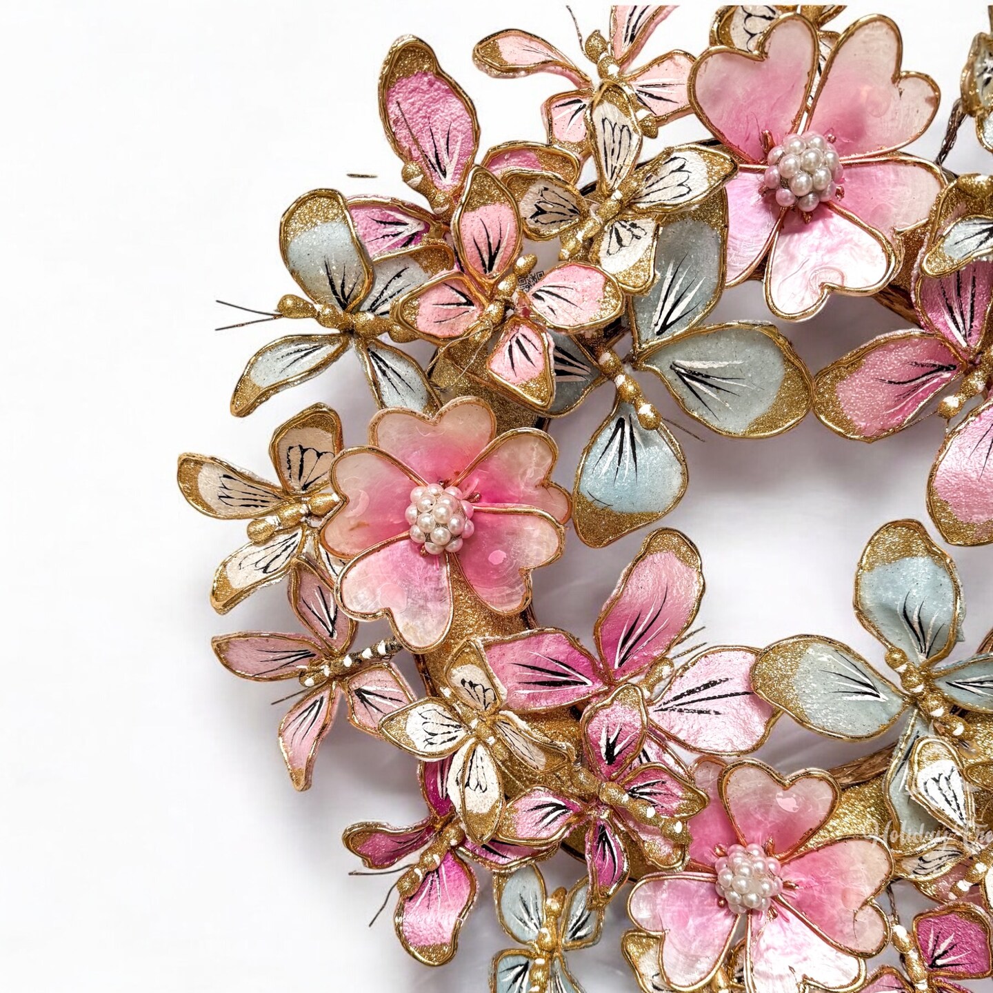 Shimmering Butterfly Wreath - Spring, Easter, Summer Wreath
