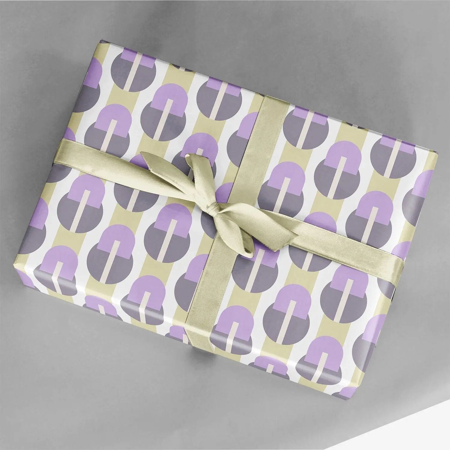 Geo Neo Deco Gift Wrap