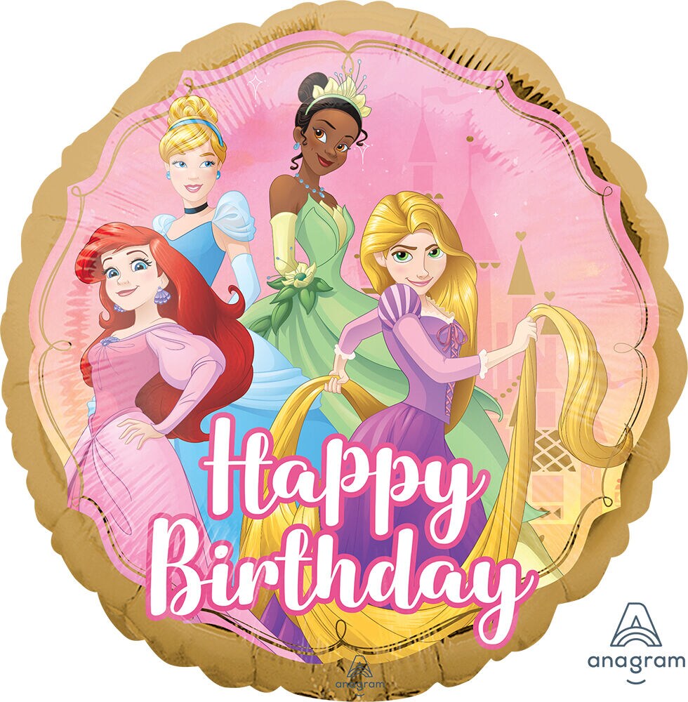 17&#x22; Disney Princess Once Upon A Time Birthday Balloons