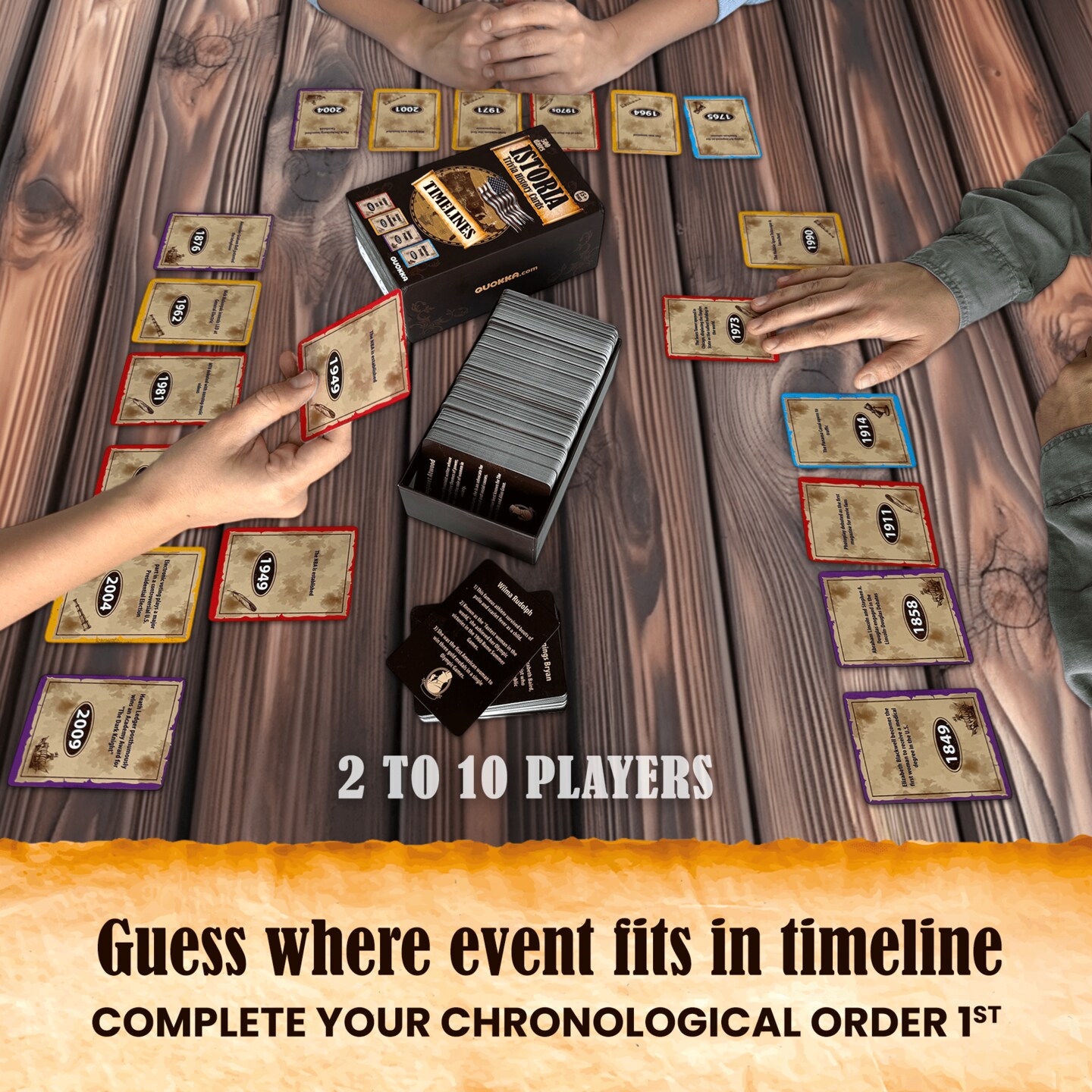 History & Personality Card Game | 500 Trivia Cards for Adults