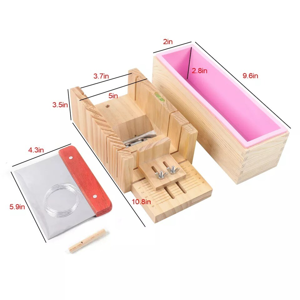 Pro Soap Making Supplies Kit 3 pcs Set Soap Tools Cakes Mold Handmade DIY