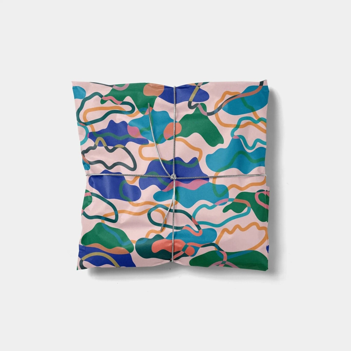 Colorful Pop Camo Gift Wrap