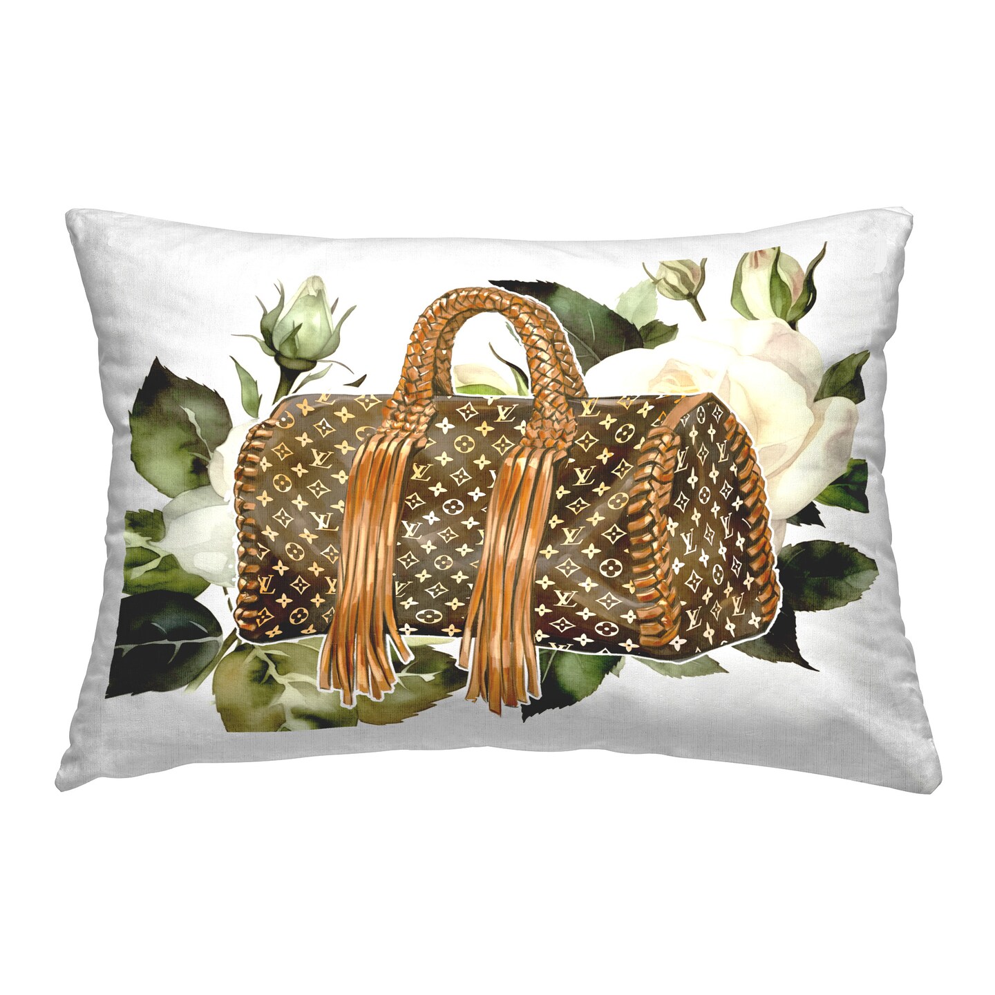 Trendy Designer Bag Design by Ziwei Li Throw Pillow 