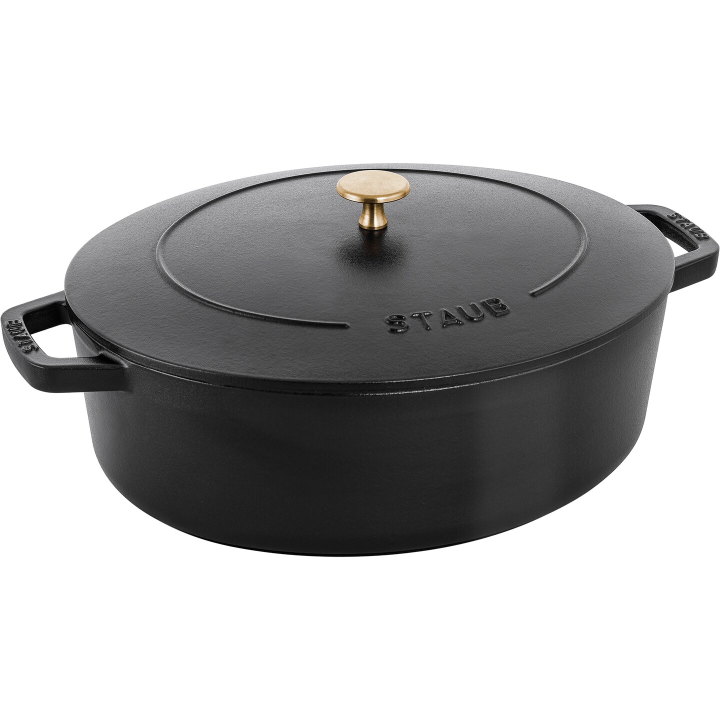 Staub Cast Iron 6.25-qt Shallow Oval Dutch Oven