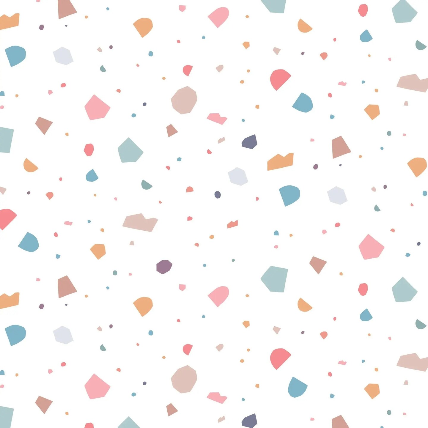 Pastel Cut Out Collage Gift Wrap