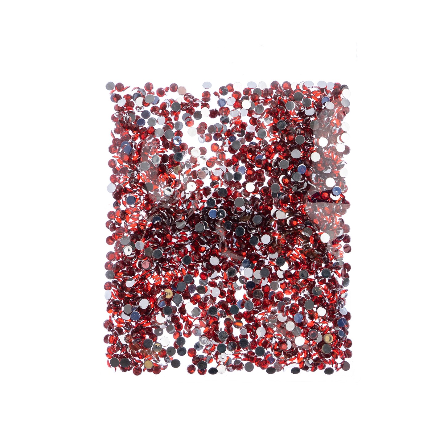 John Bead 4mm (SS16) Round Acrylic Flat Back Rhinestones, 2000pcs