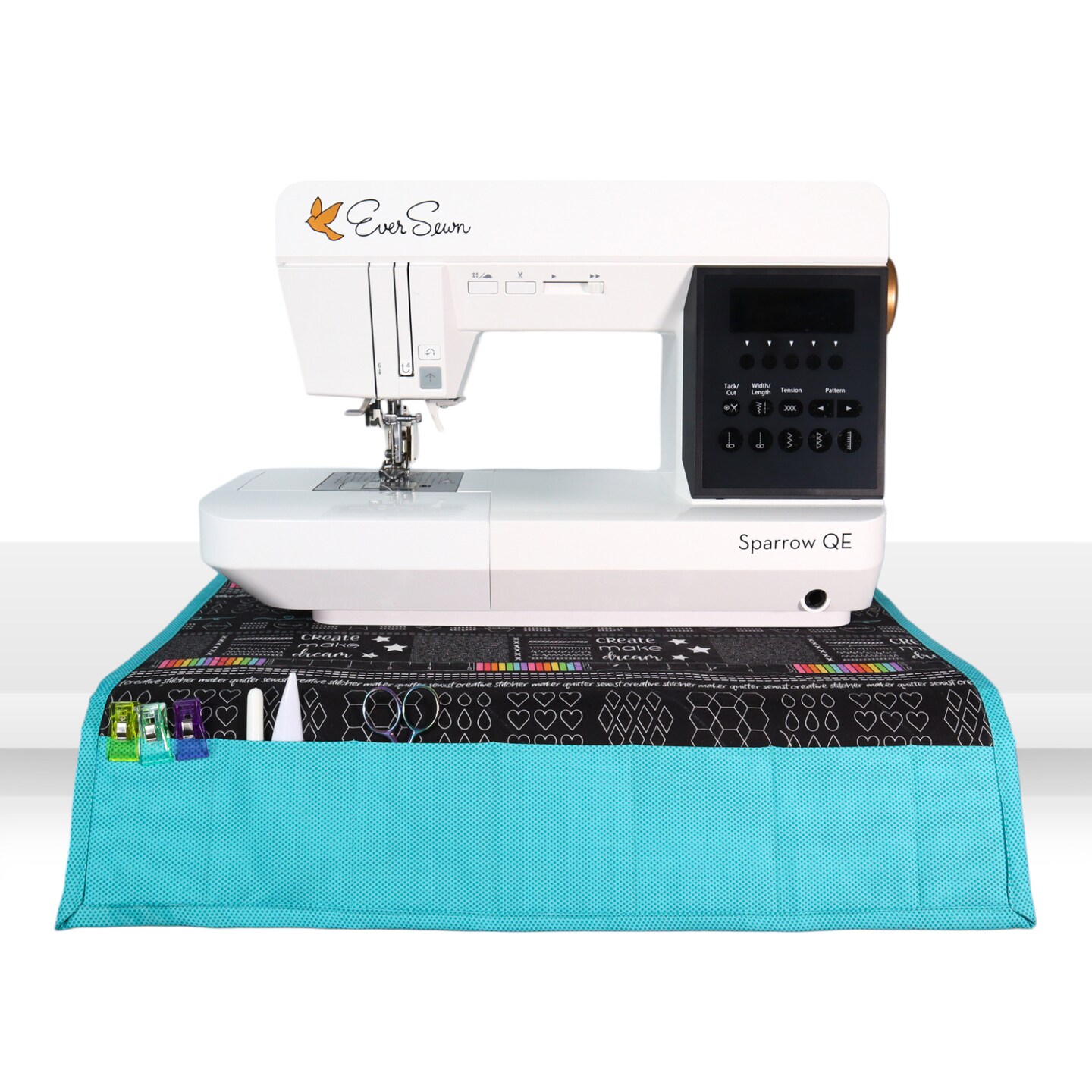Crosscut Sewing Co.&#xAE; Sewing Machine Mat Sewing Project Kit for Beginners with Fabric, Instructions and Video