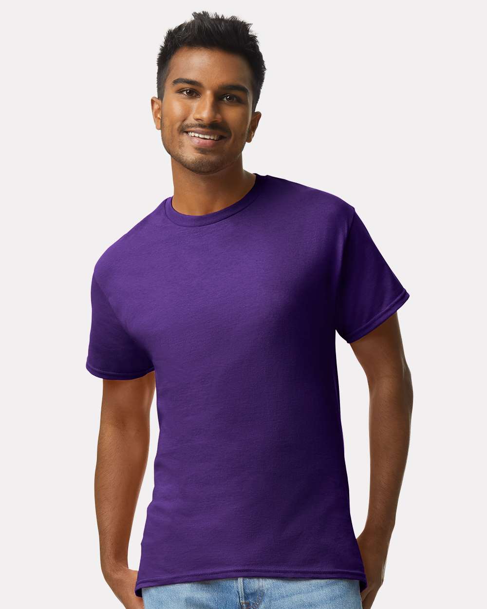 10 Pack: Gildan Ultra Cotton Short Sleeve T-Shirt 100% US Cotton for Everyday Wear & Layering Outfits