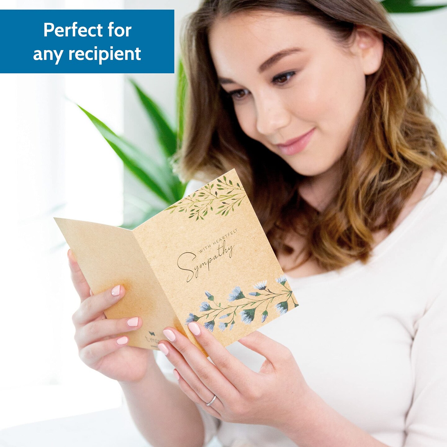 30 Sympathy Cards Assortment Box with Envelopes - 4x6” Kraft Style Bulk Condolence Cards - Assorted Sympathy Cards With Heartfelt Messages Inside for Funeral