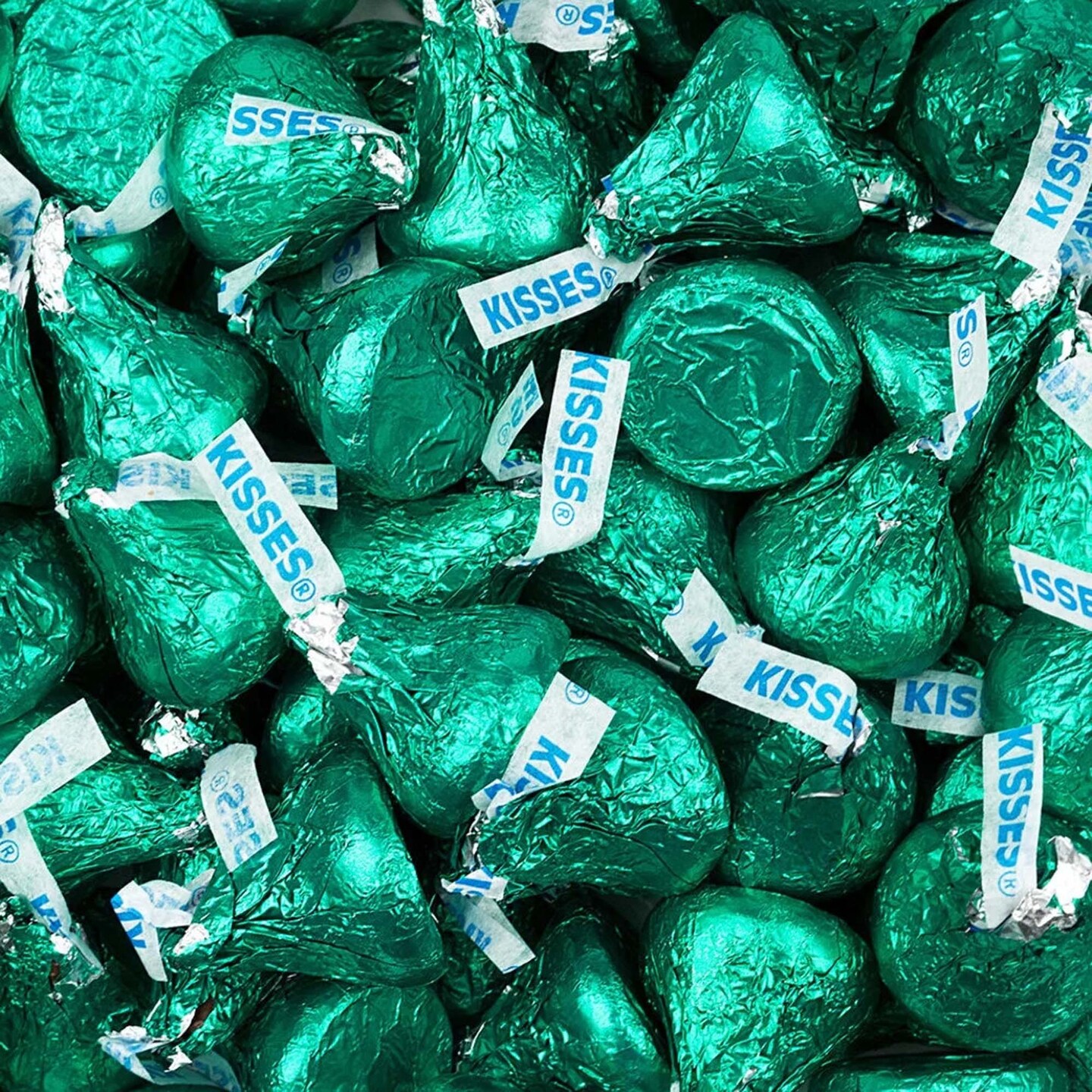 Kisses Green Foils 66.7 Oz
