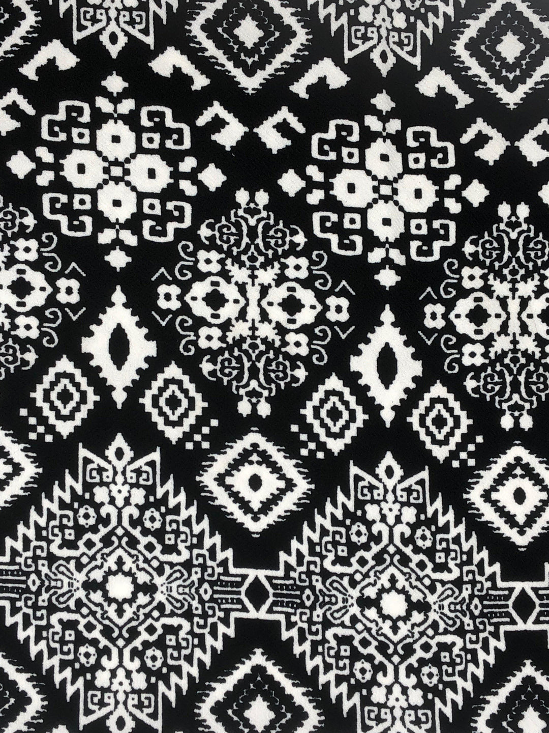 1 Yard Liverpool Knit Geometric Print Fabric for Headwraps Dresses Tops ...