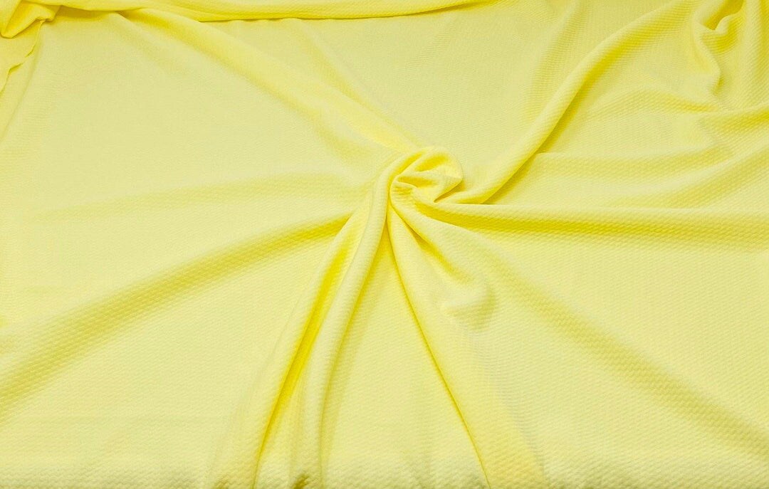 1 Yard Bullet Knit Fabric Solid Color For Structured Garments Bows Headwraps 60 Inch Wide