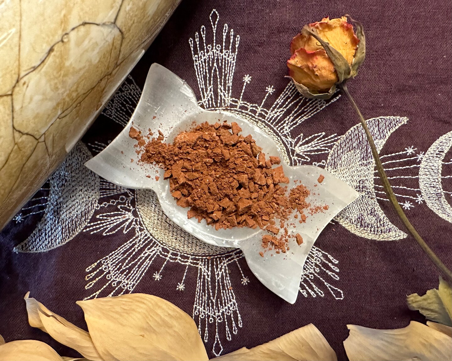 Hand Crushed Red Brick Dust (Coarse), Home Protection, Business Protection, Cleansing, Protection From Negative Energies, Witchcraft, Occult