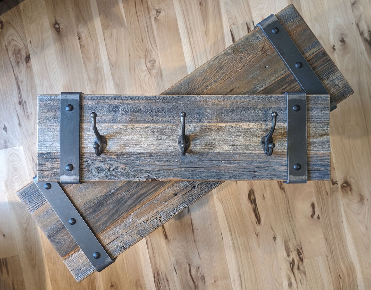 Vertical Entryway, Hallway or Mudroom Coat outlet Rack, Wall Coat Rack, Rustic Coat Rack