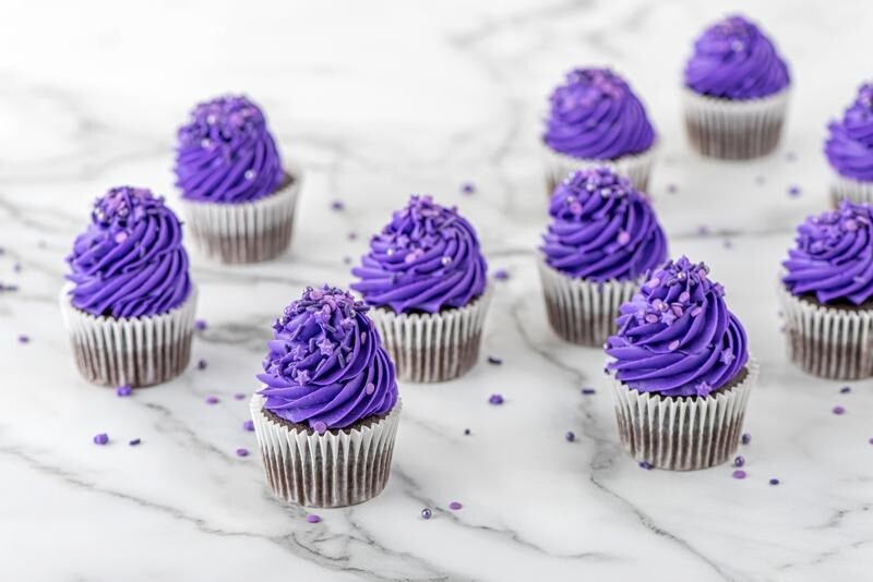 Allen Purple Zero Trans Fat Buttercreme Icing 15 Pound