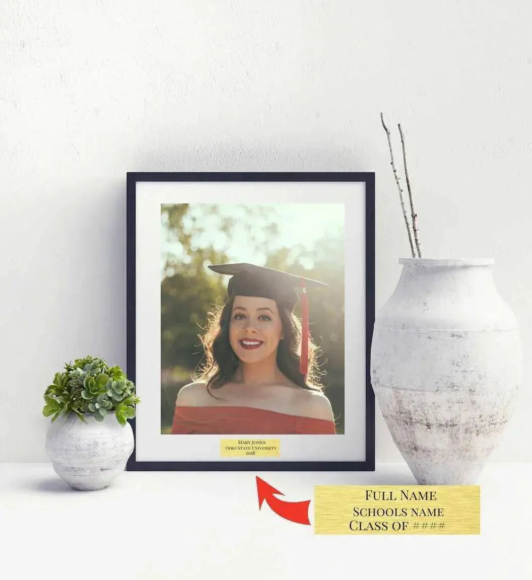 Framed Graduation Photo Print Celebrate Your Achievement with a Stylish ...