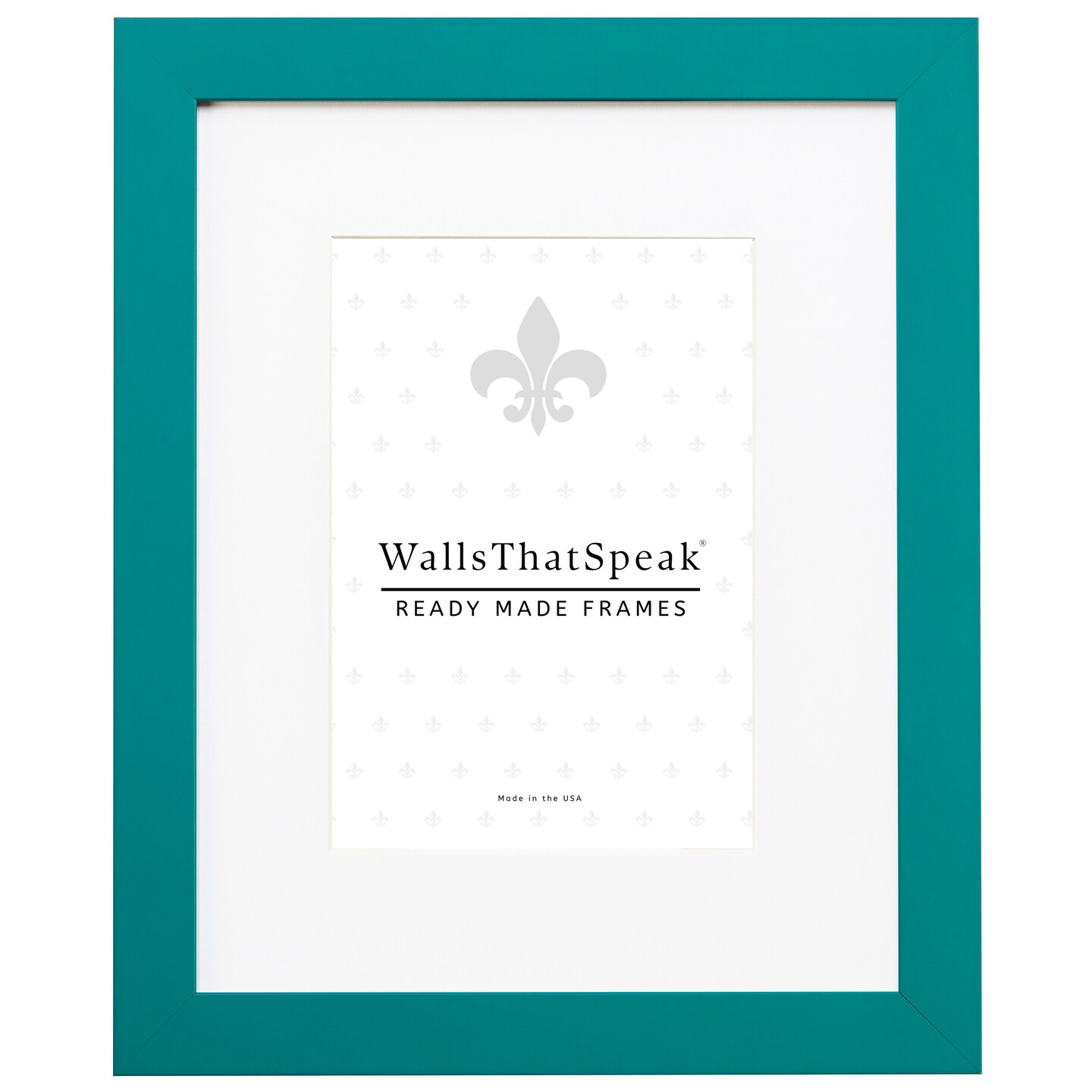 5x7 Matted Picture Frame, Confetti 0.875 Inch Wood Moulding, Wall Display Frame for Art, Posters, or Photos by wallsthatspeak