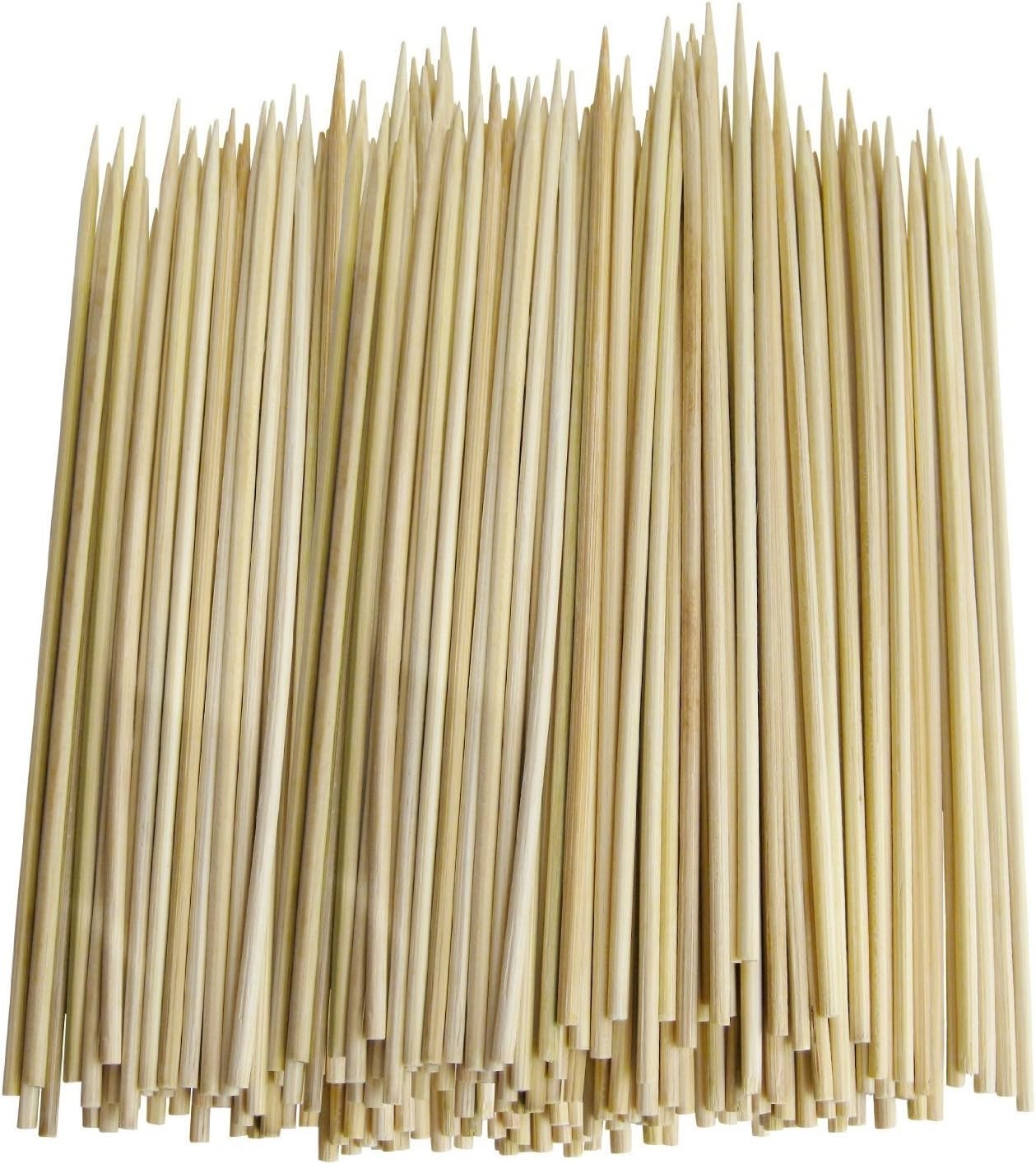 Chef Craft 6 Inch Natural Bamboo Barbecue Skewers Set