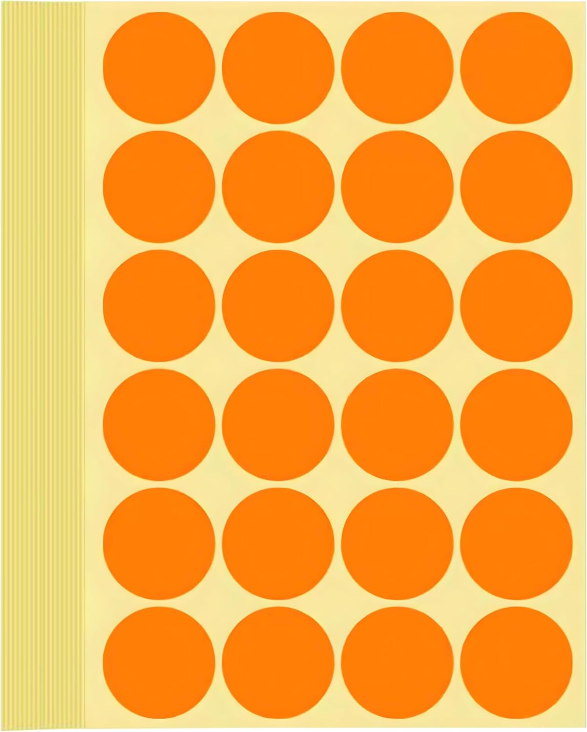 Colored Dot Stickers – 1" Round Adhesive Labels, 768 Pack for Crafts, Classrooms & Organization