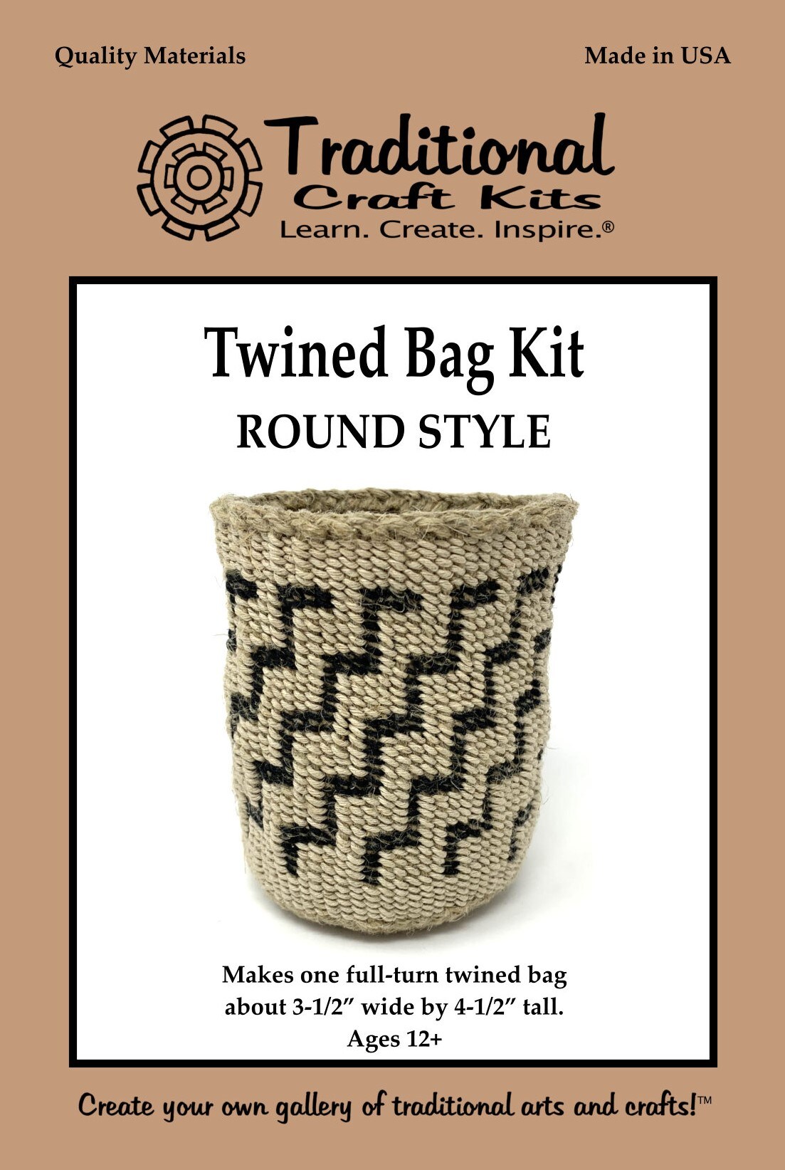 Twined Bag Kit - Round Style