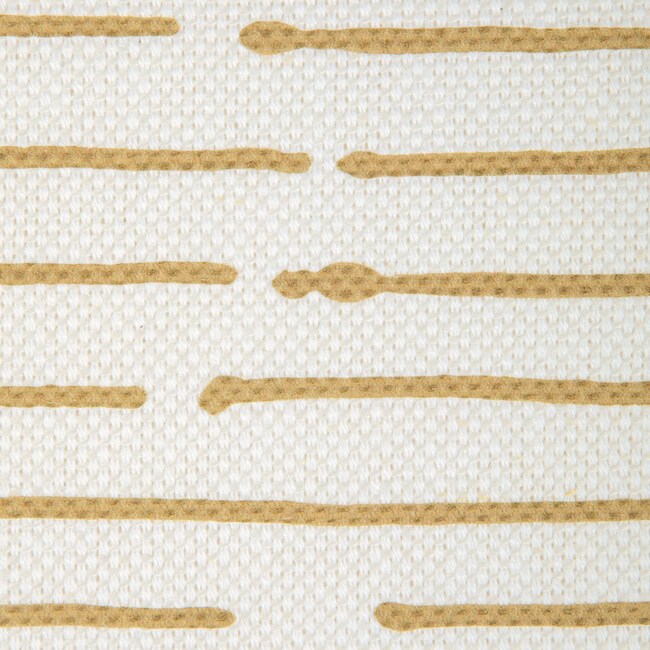 1 Yard Modern Painterly Stripe Linen Cotton Fabric for Drapery Cushions and Interiors