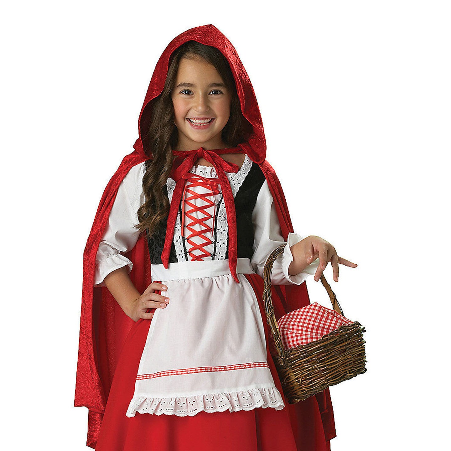 Girls Little Red Riding Hood Costume Halloween Dress